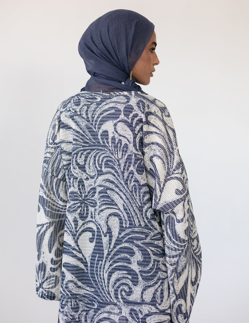 Coral Reef Cardigan — Blue