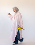 Naia Slit Chemise_baby pink