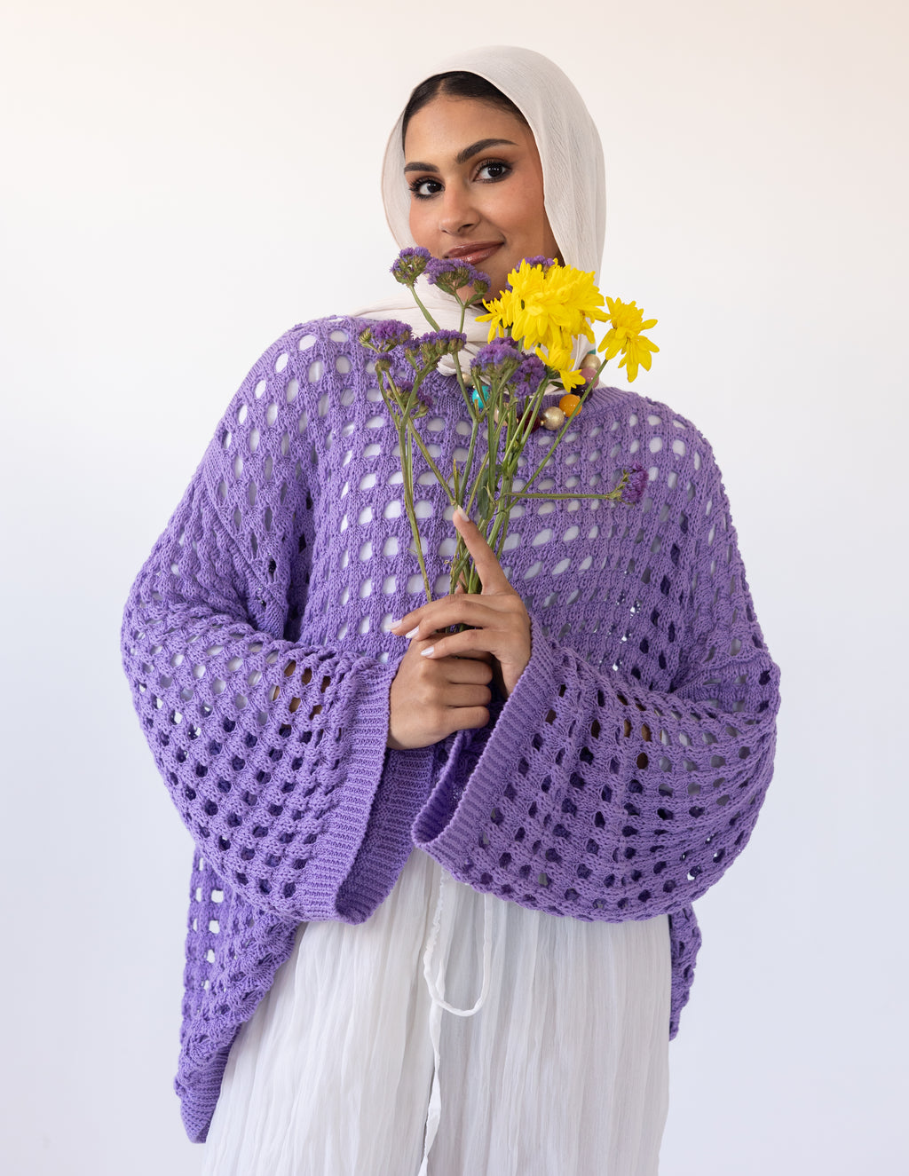 Sunkissed Crochet Shirt_Purple