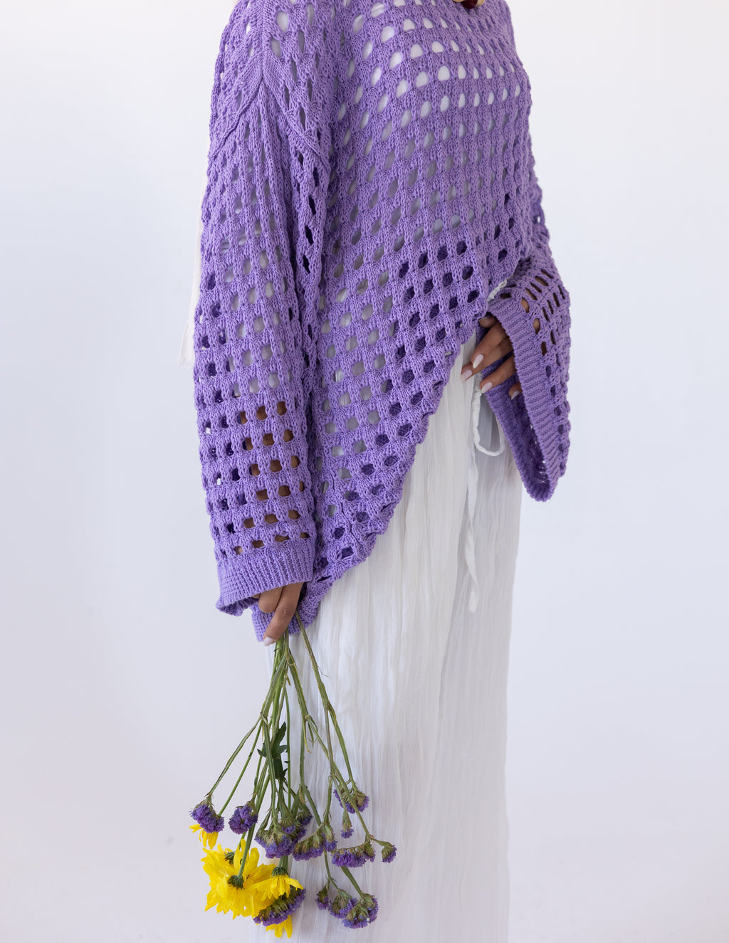 Sunkissed Crochet Shirt_Purple