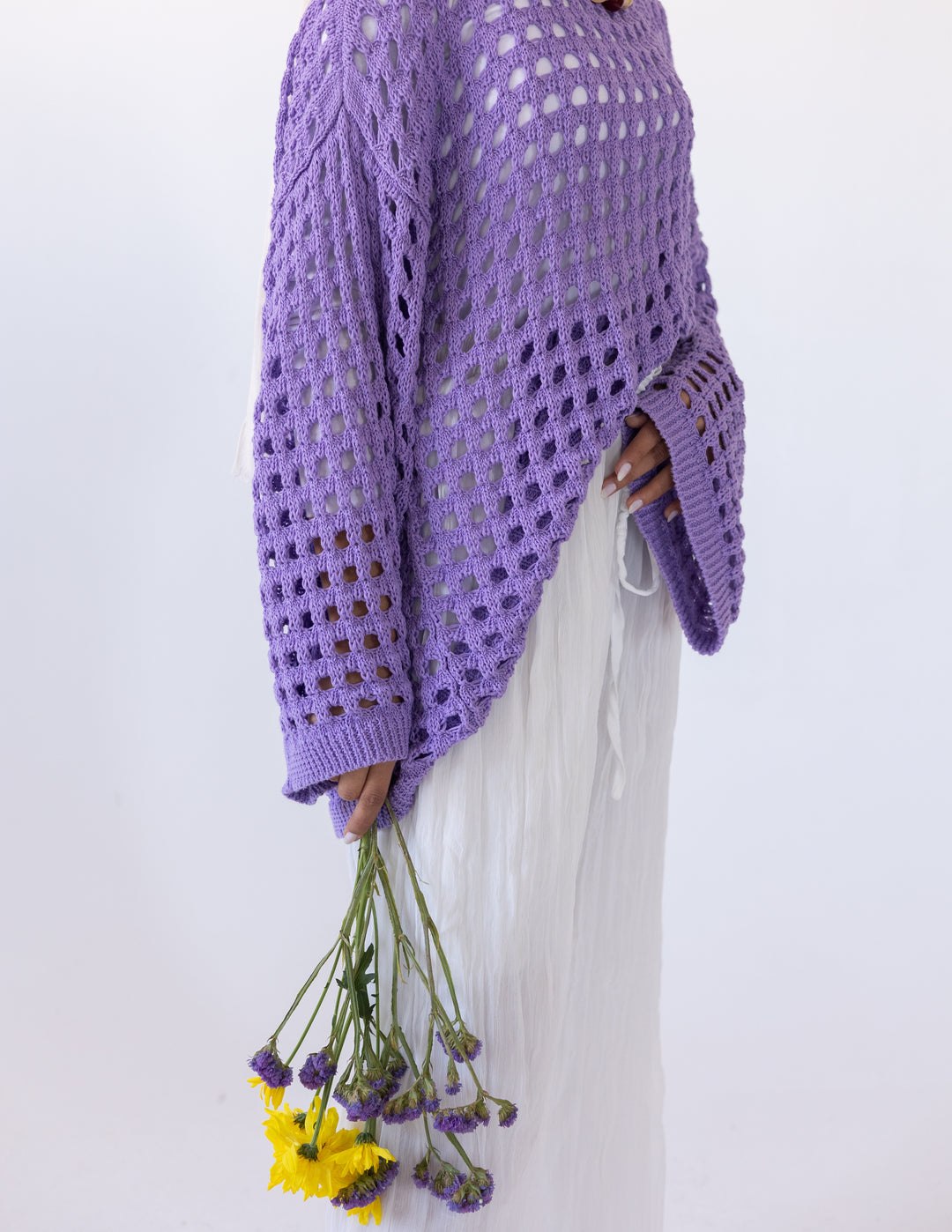 Sunkissed Crochet Shirt_Purple