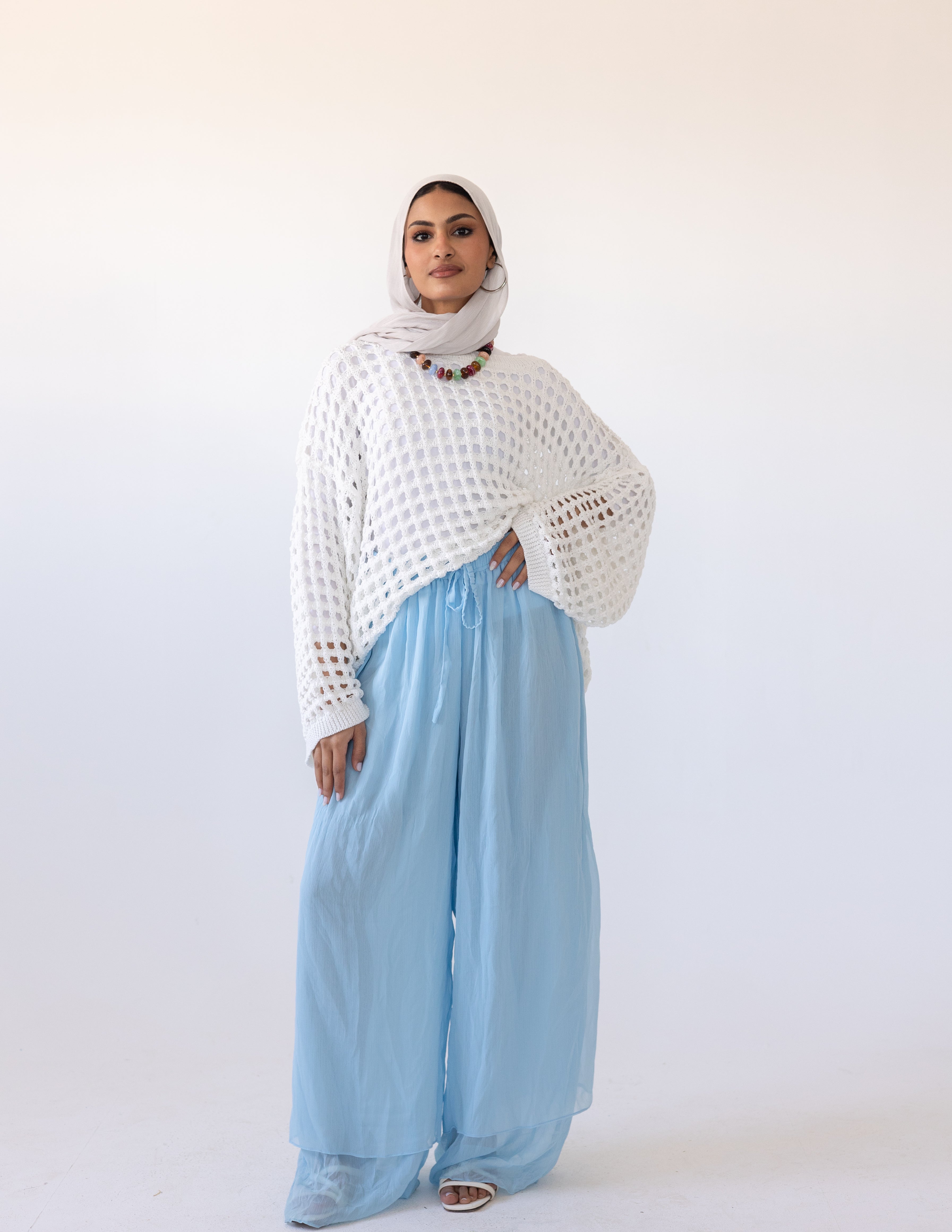 Crashed Pants_Baby blue
