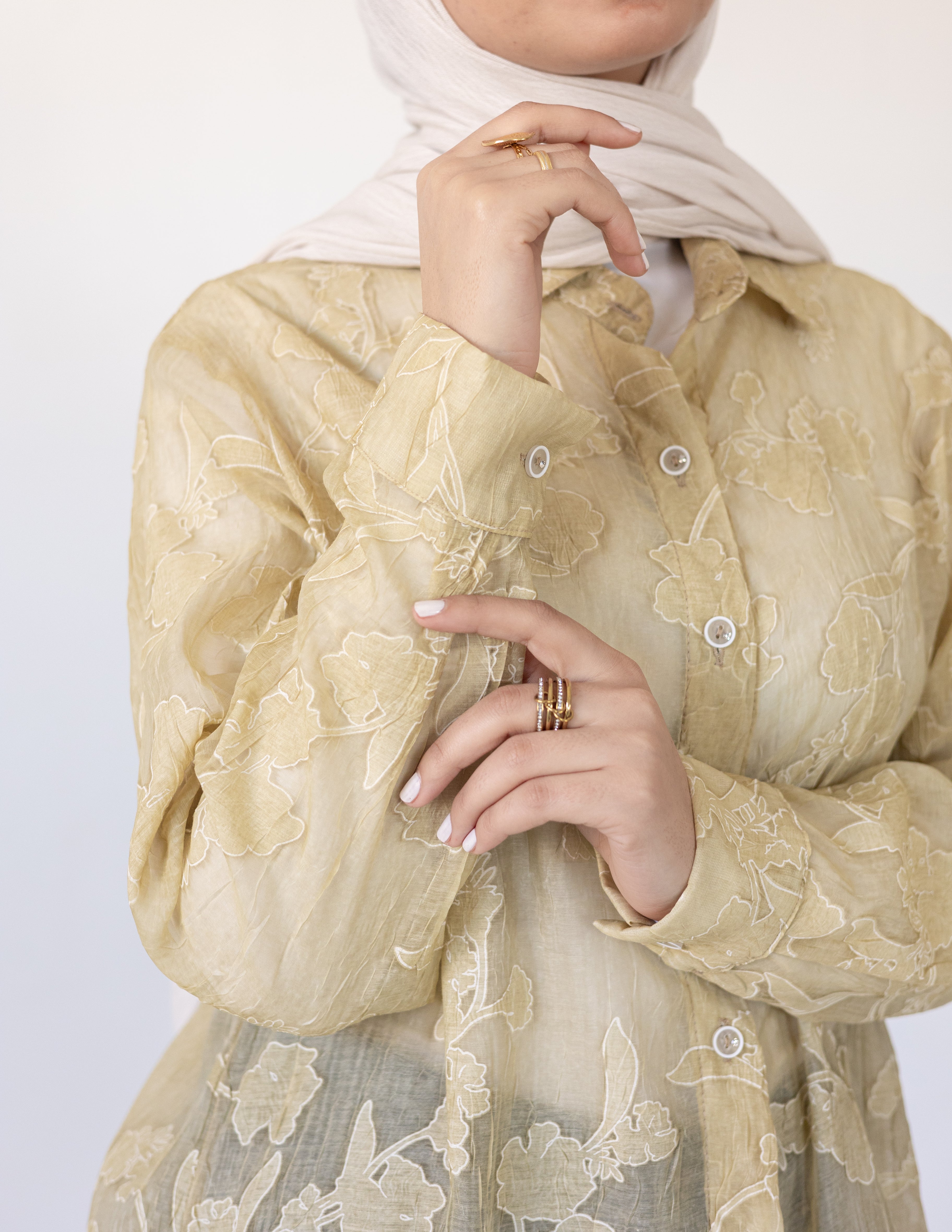 Fleur Dentelle Chemise — Butter Yellow