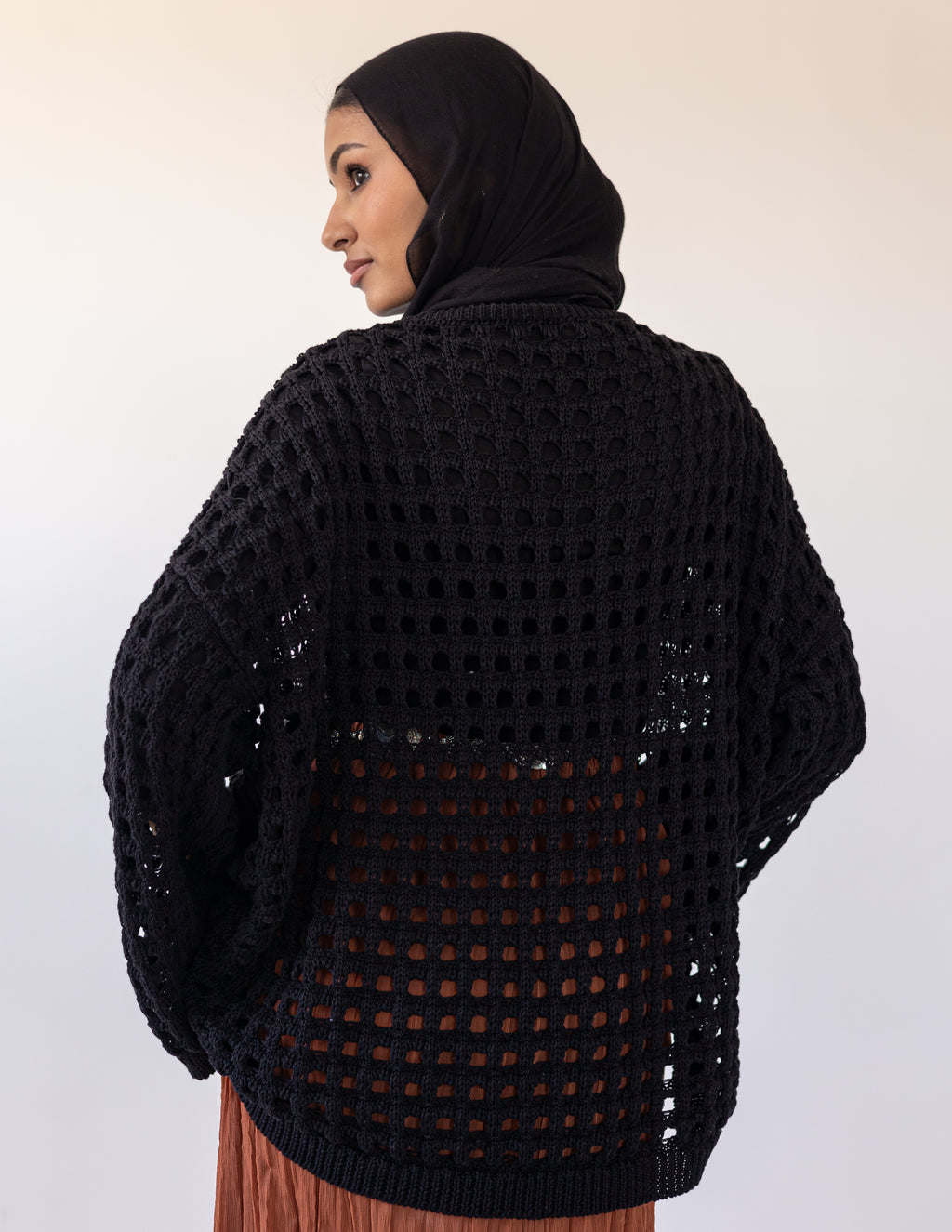 Sunkissed Crochet Shirt_Black