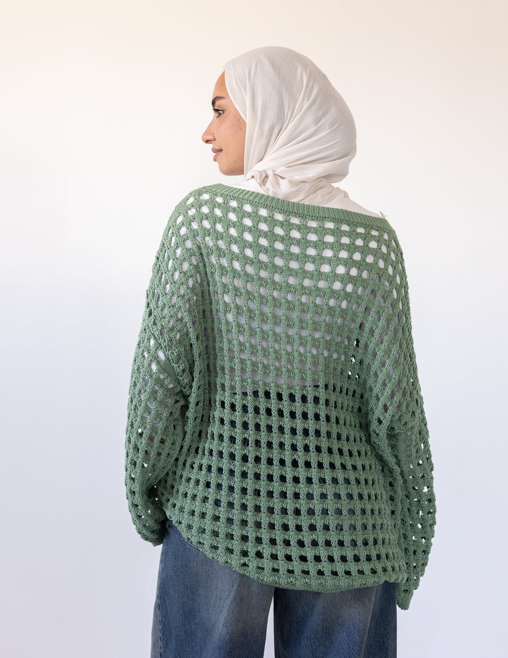 Sunkissed Crochet Shirt_ Olive