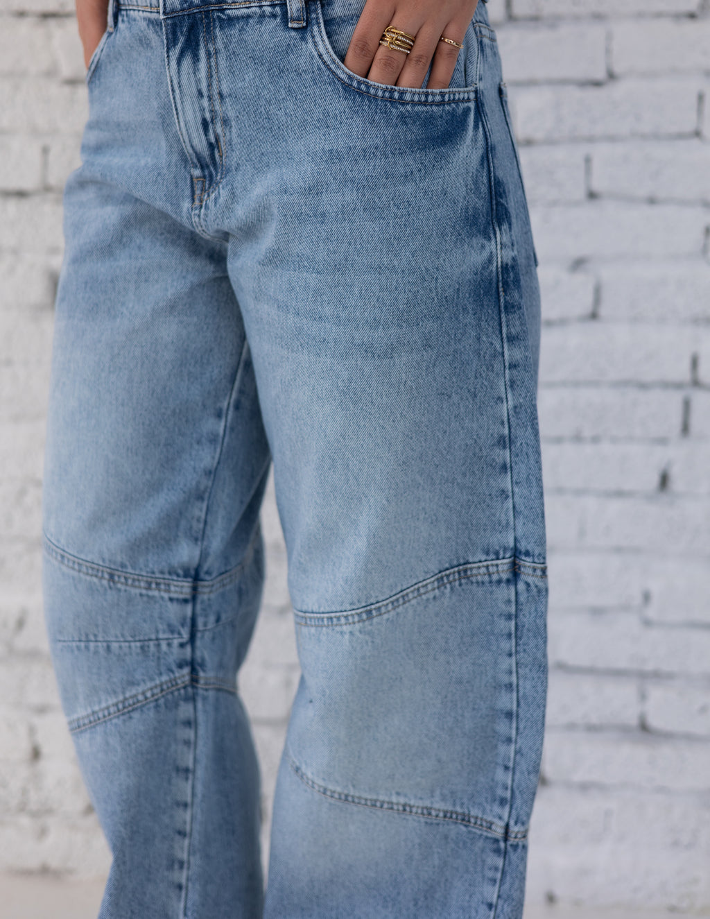 Balloon Denim Pants