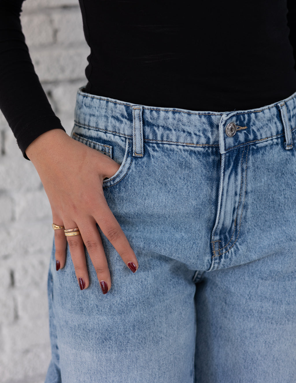 Balloon Denim Pants