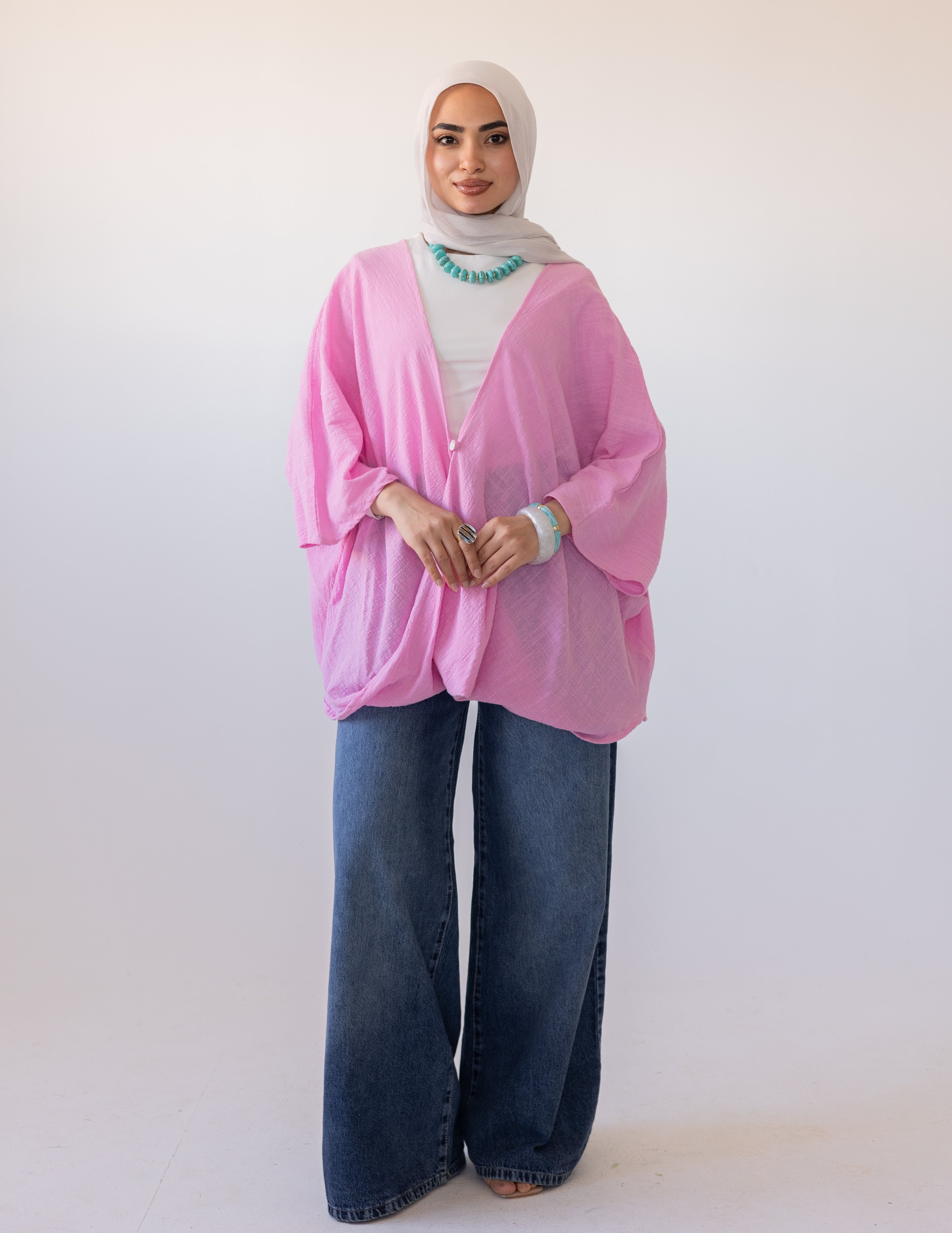 Qurwazih Top In Pink