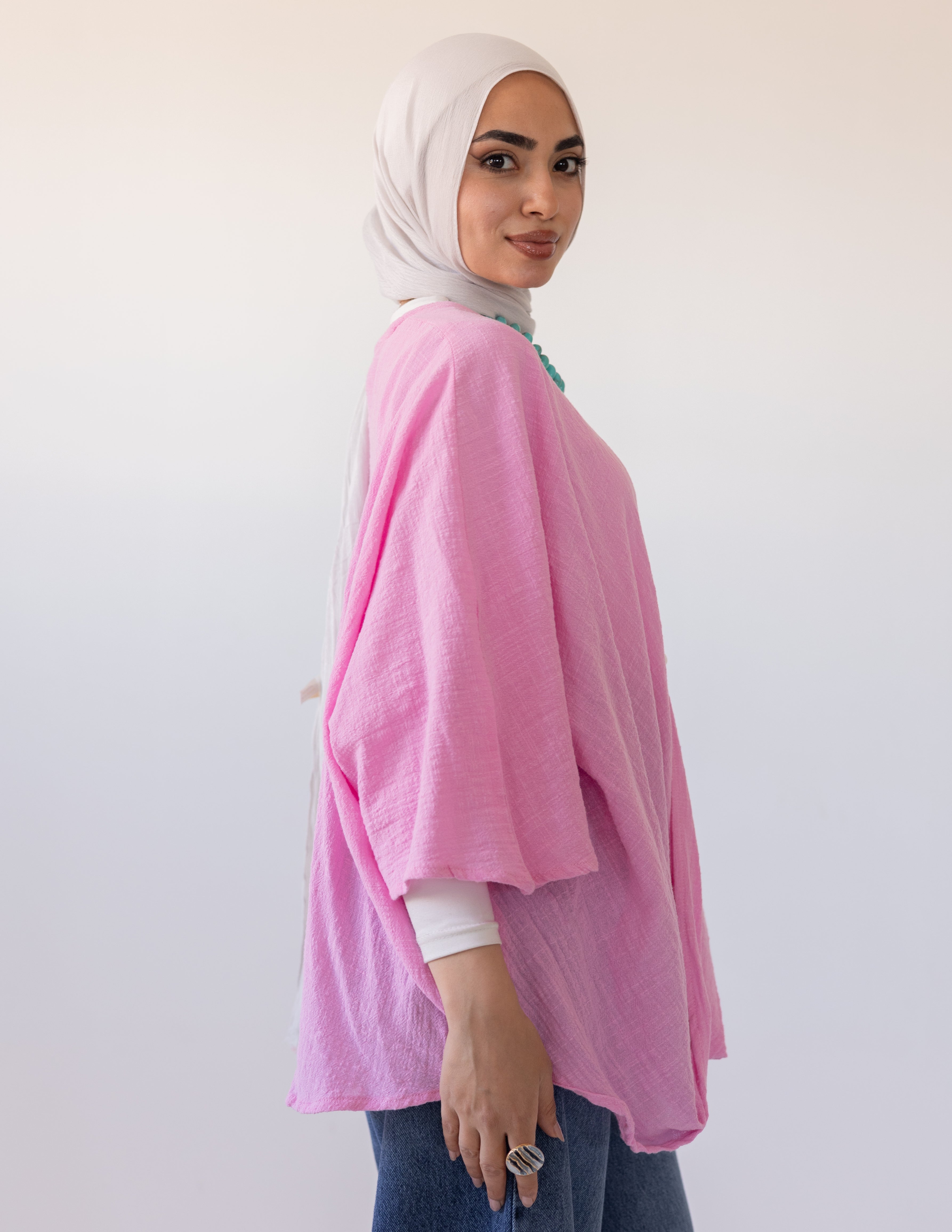 Qurwazih Top In Pink