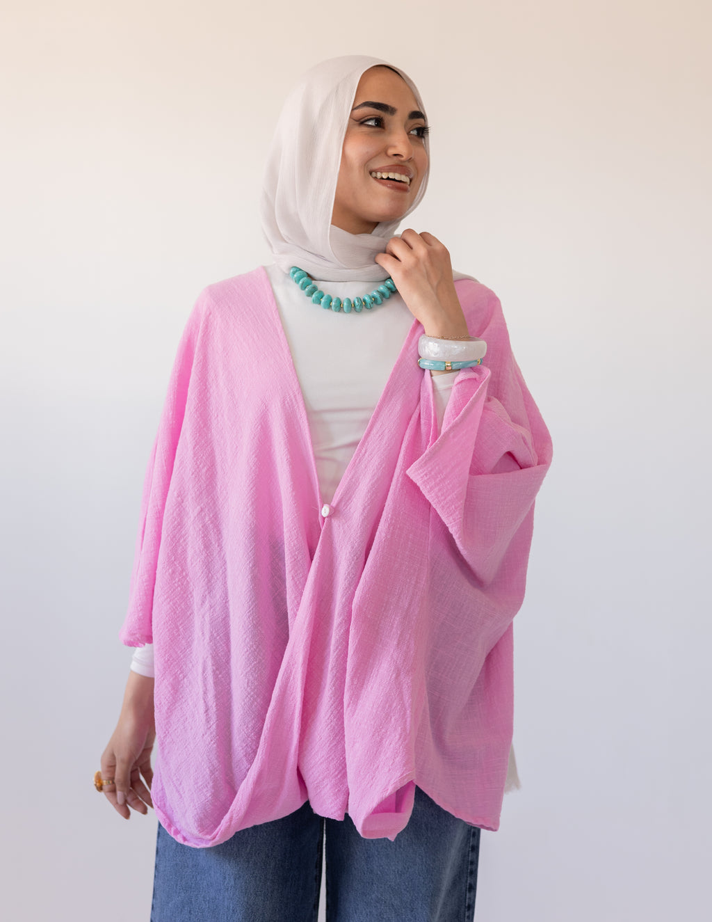 Qurwazih Top In Pink