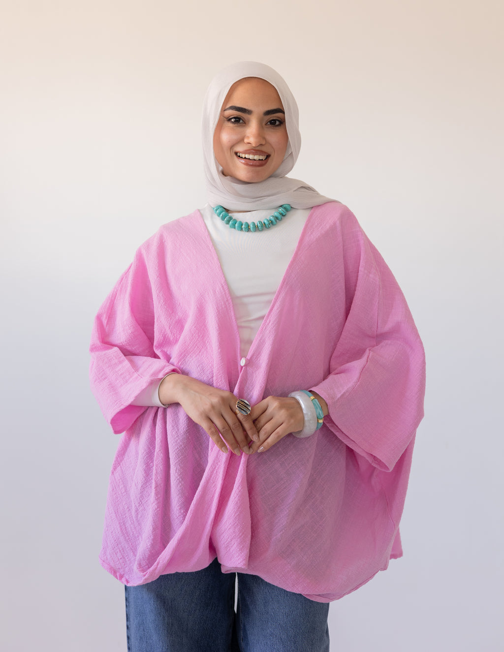 Qurwazih Top In Pink