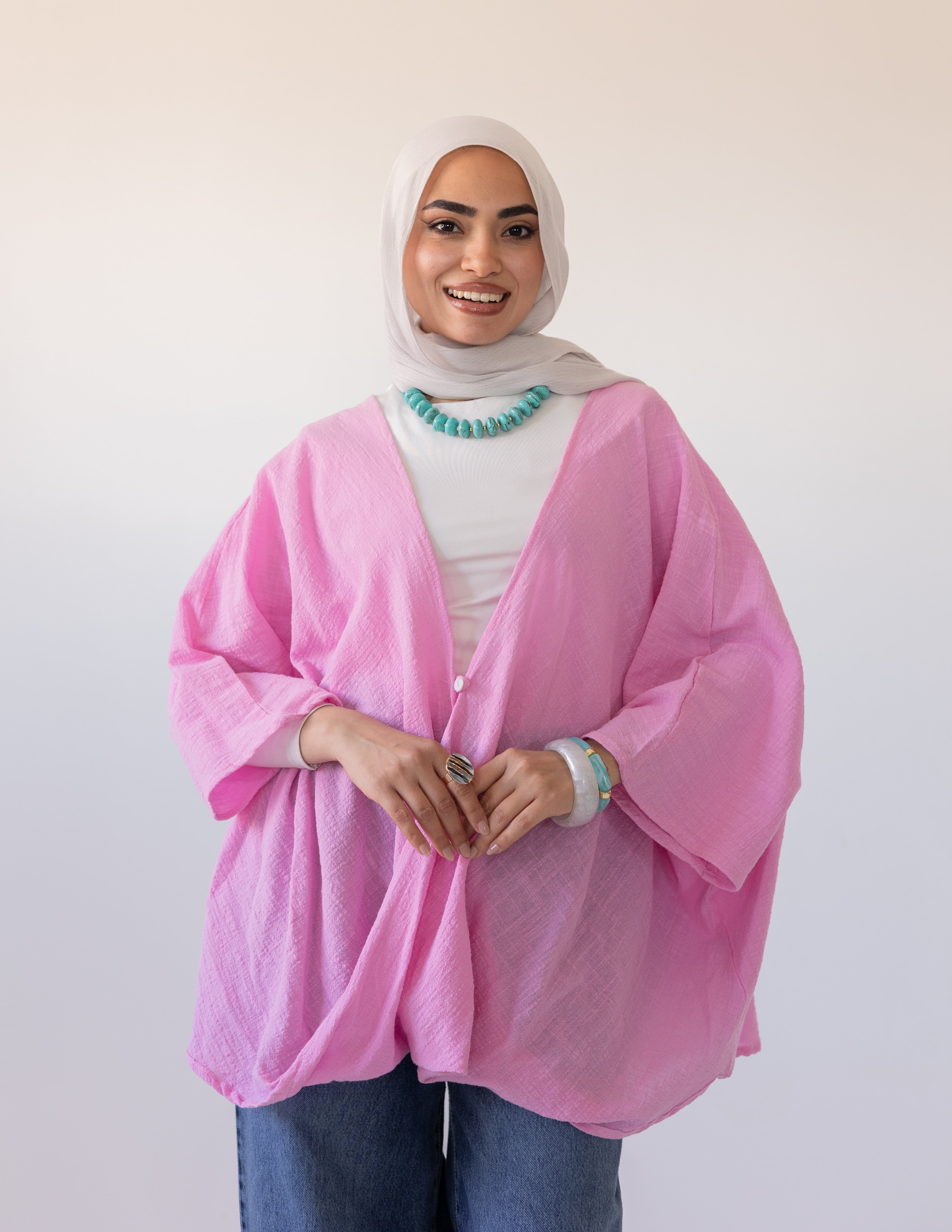Qurwazih Top In Pink