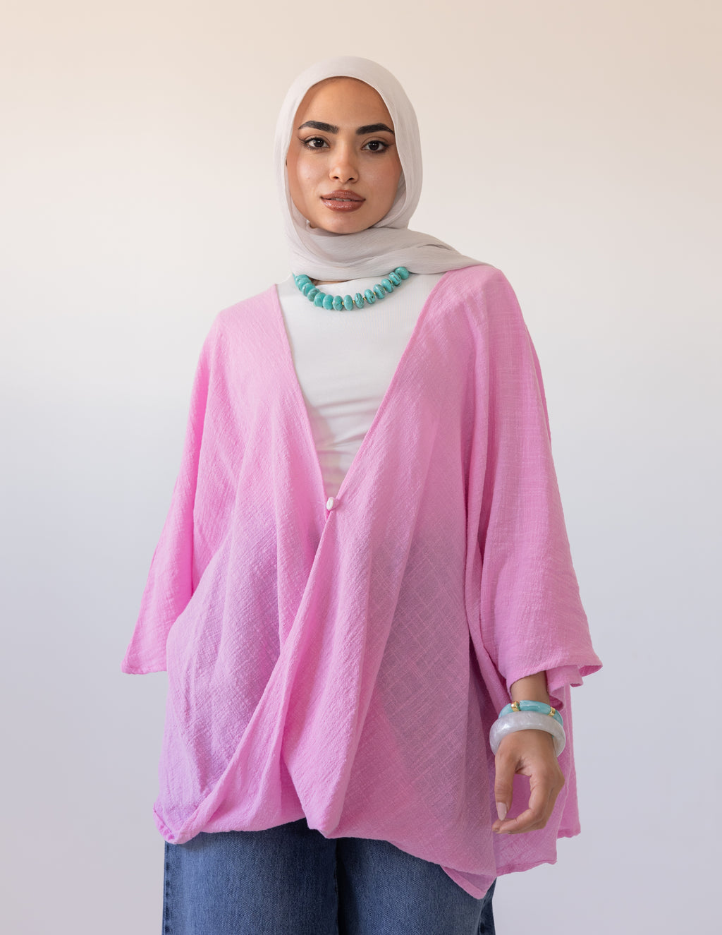 Qurwazih Top In Pink