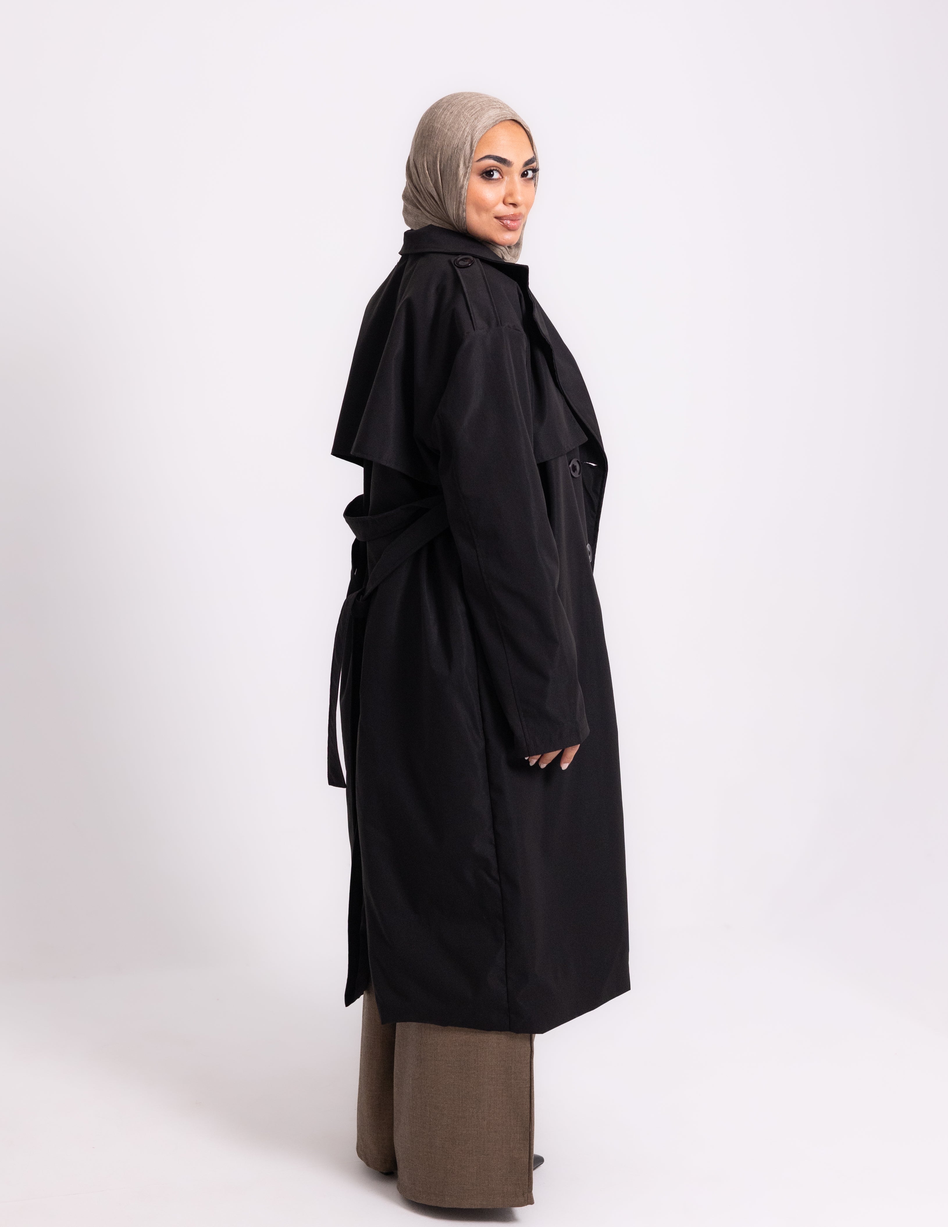 Trench Coat — Black