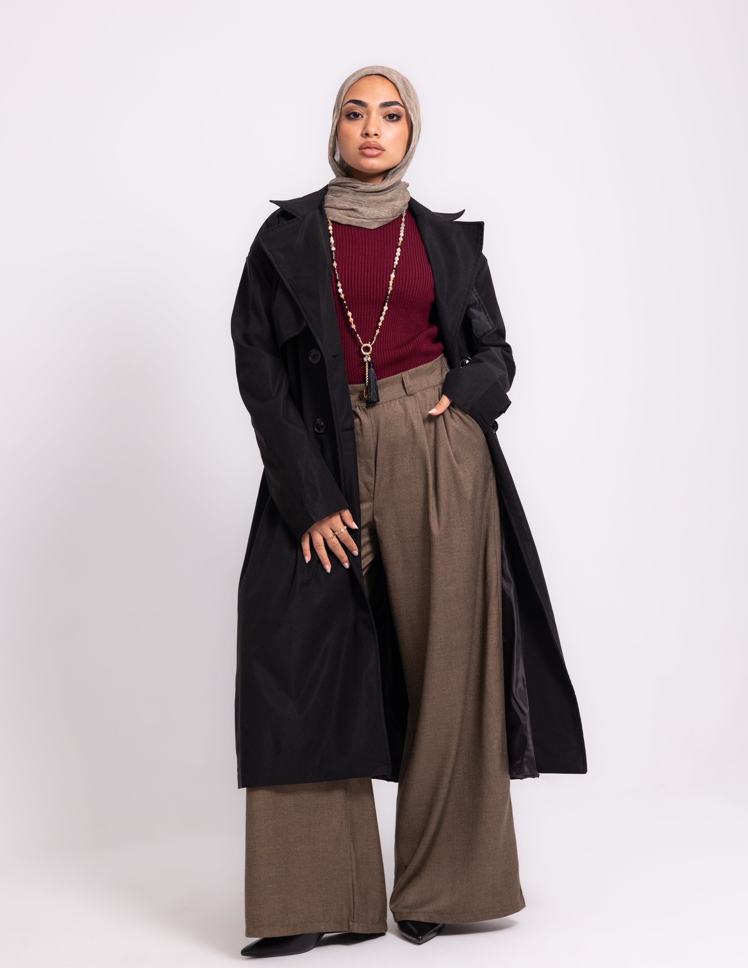 Trench Coat — Black