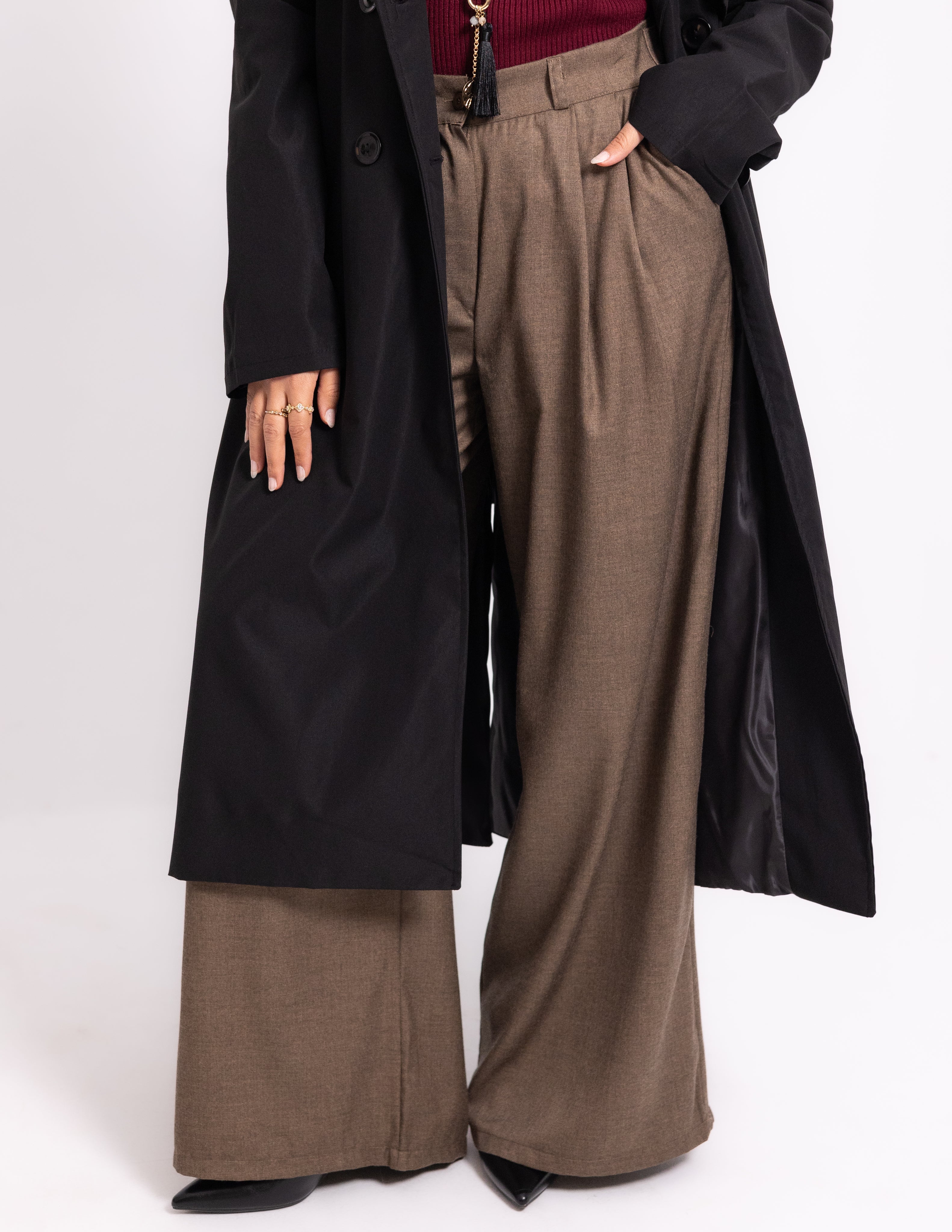 Formal Classic Pants — Café