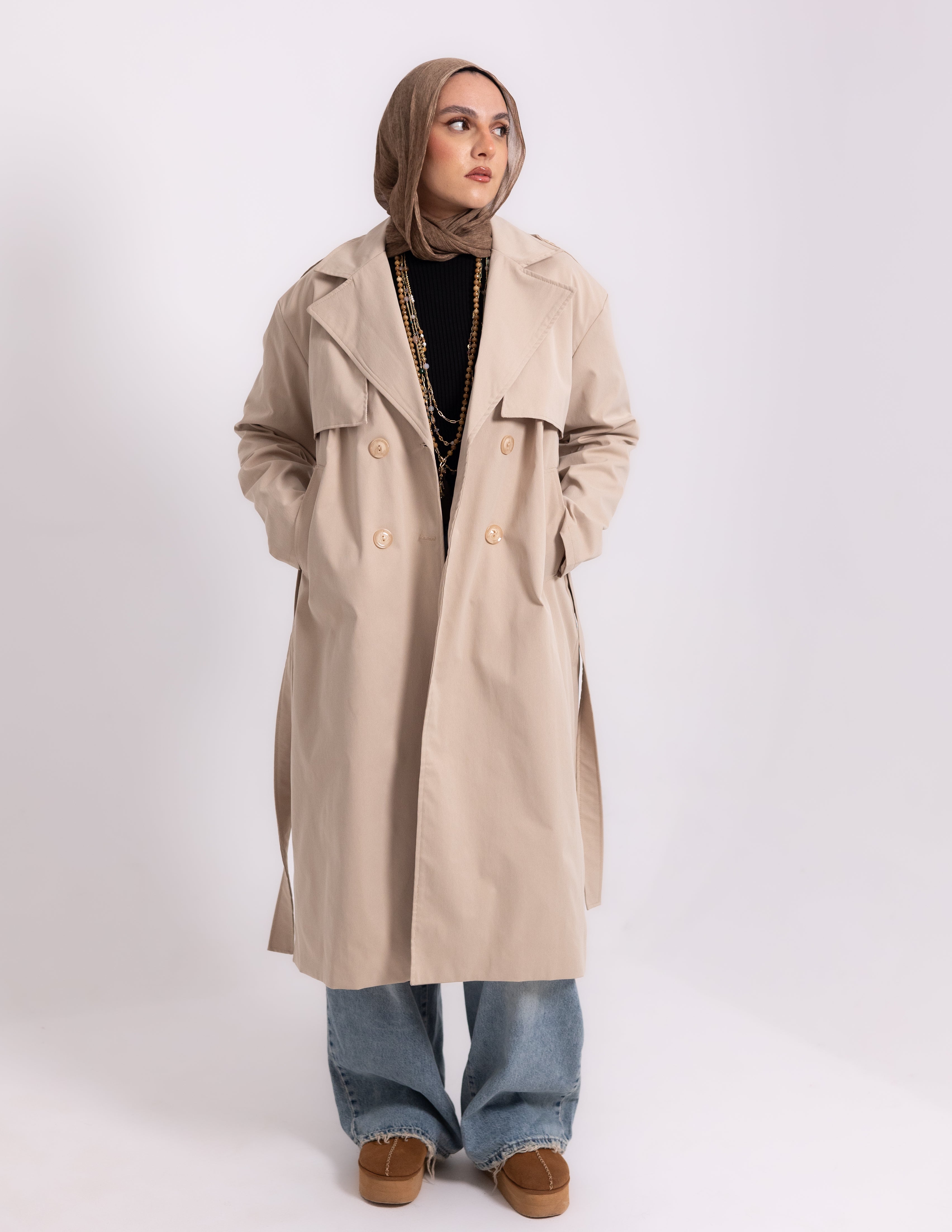 Trench Coat — Beige