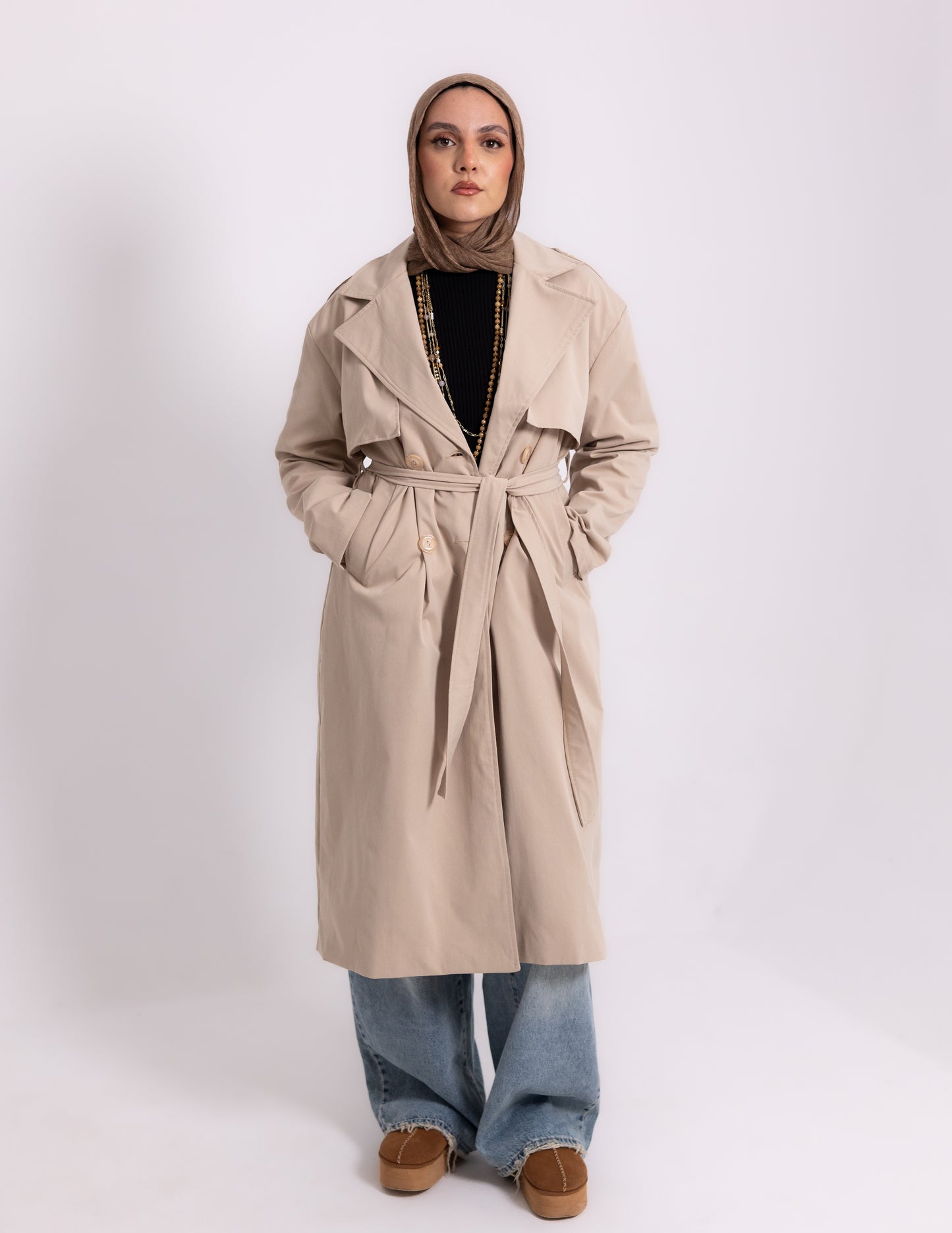 Trench Coat — Beige