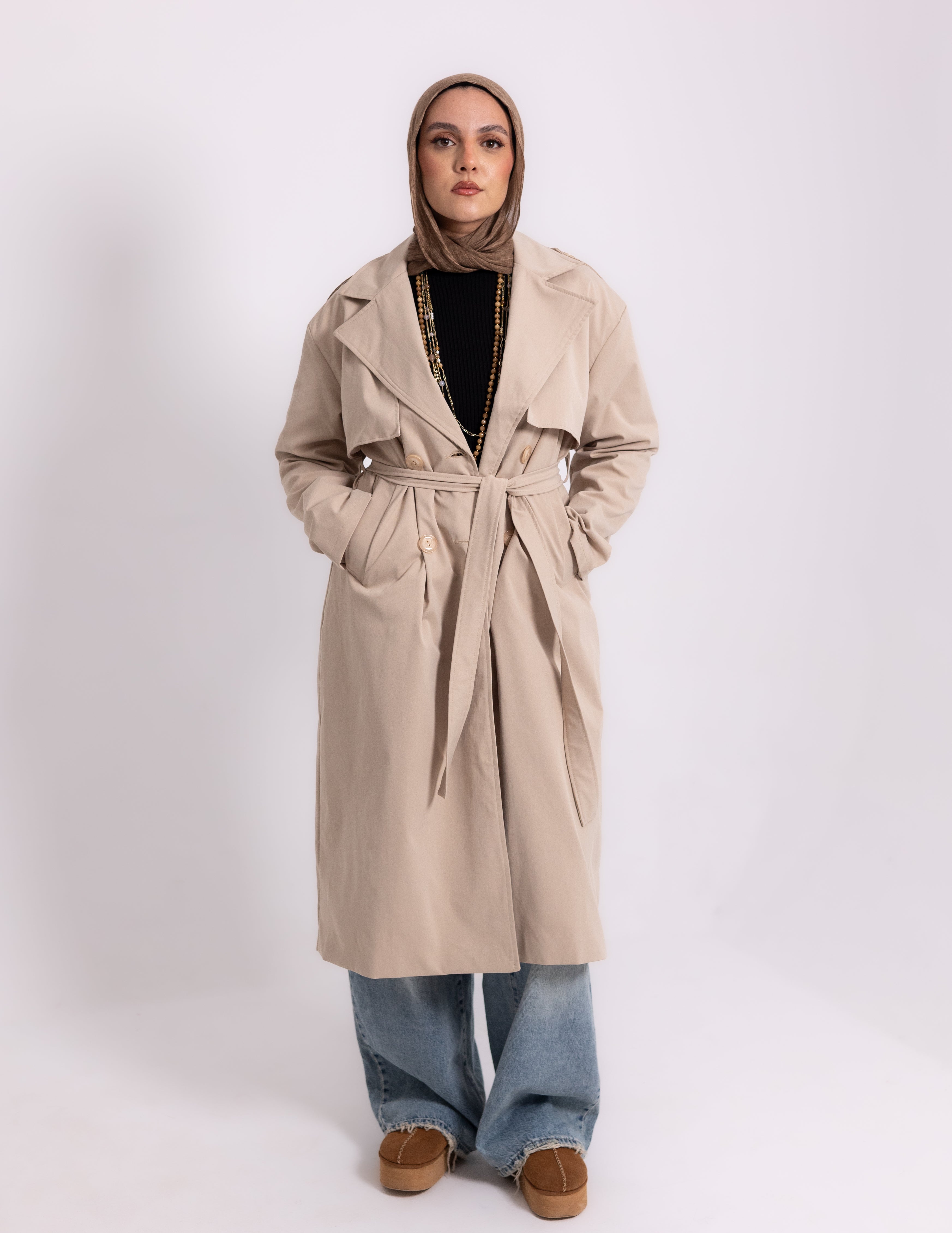 Trench Coat — Beige
