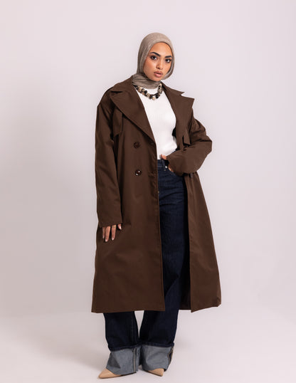 Trench Coat — Brown