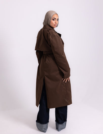 Trench Coat — Brown