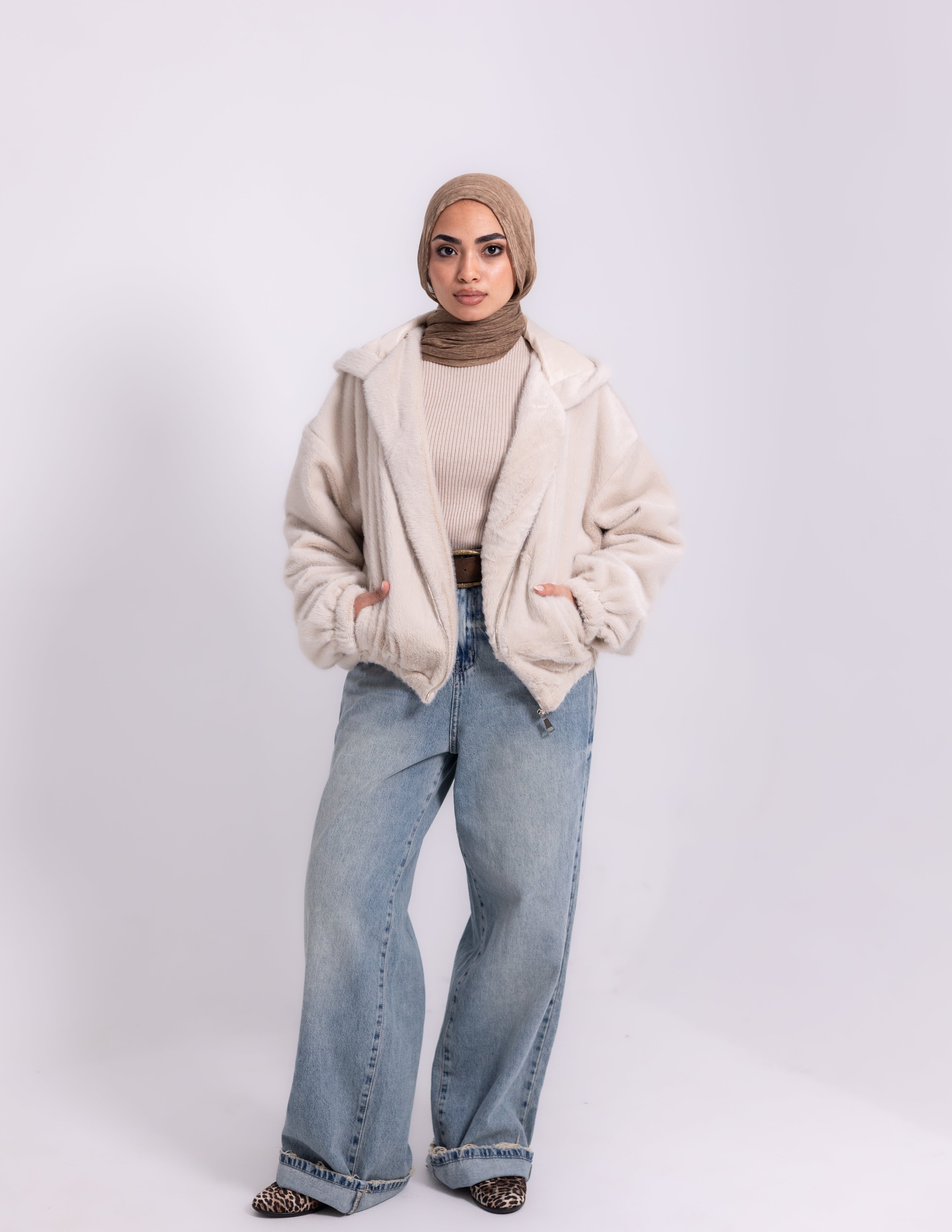 Fur Jacket — Off-White