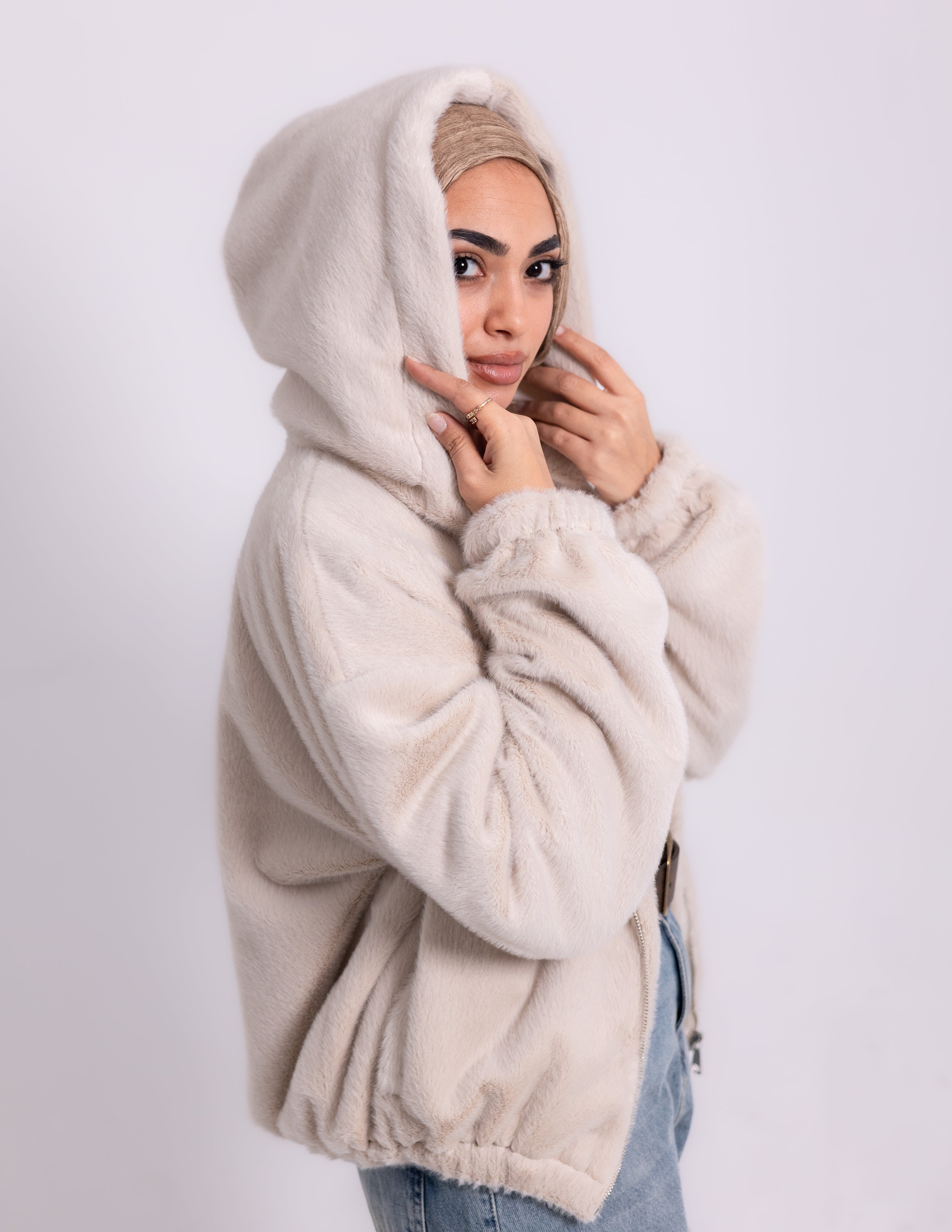 Fur Jacket — Off-White