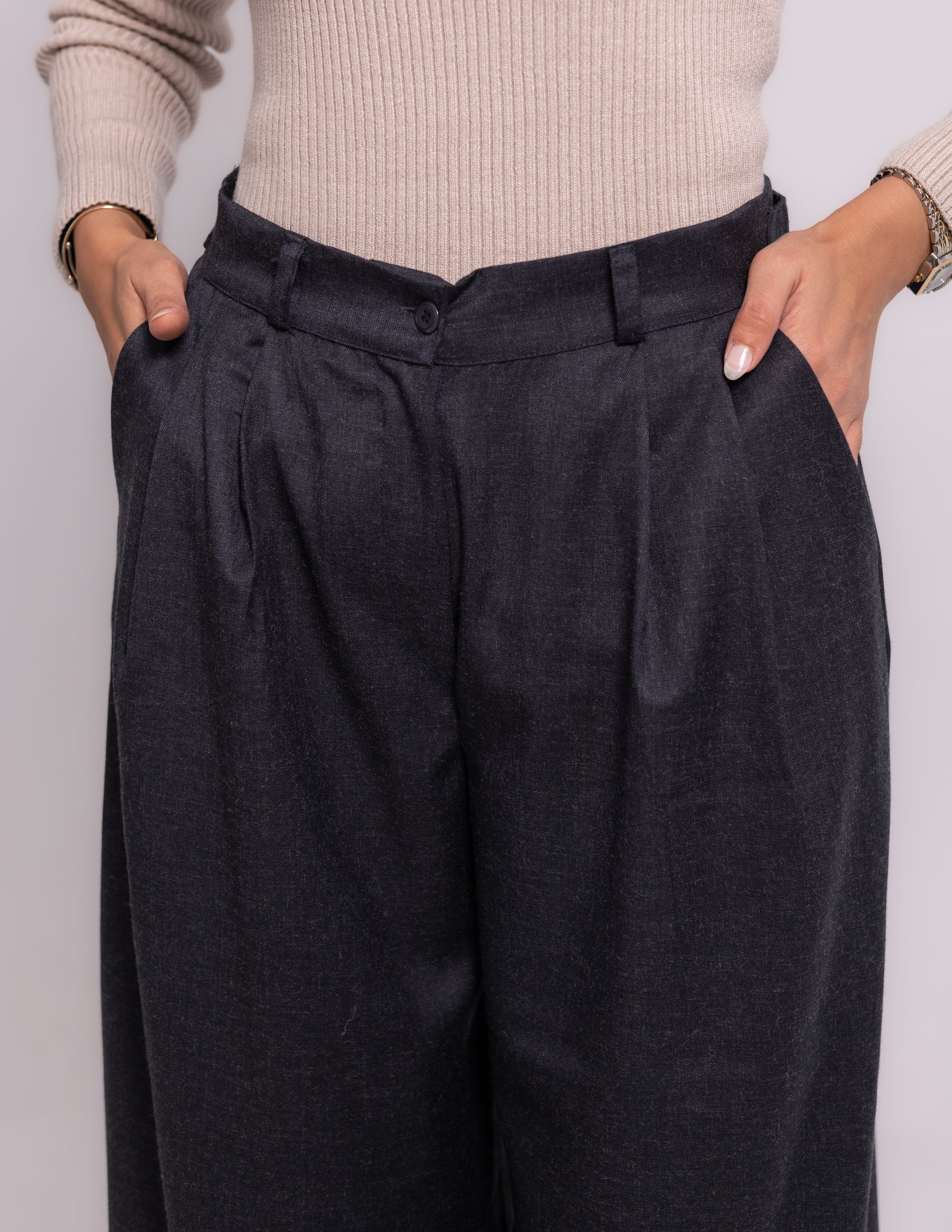 Formal Classic Pants — Dark Navy
