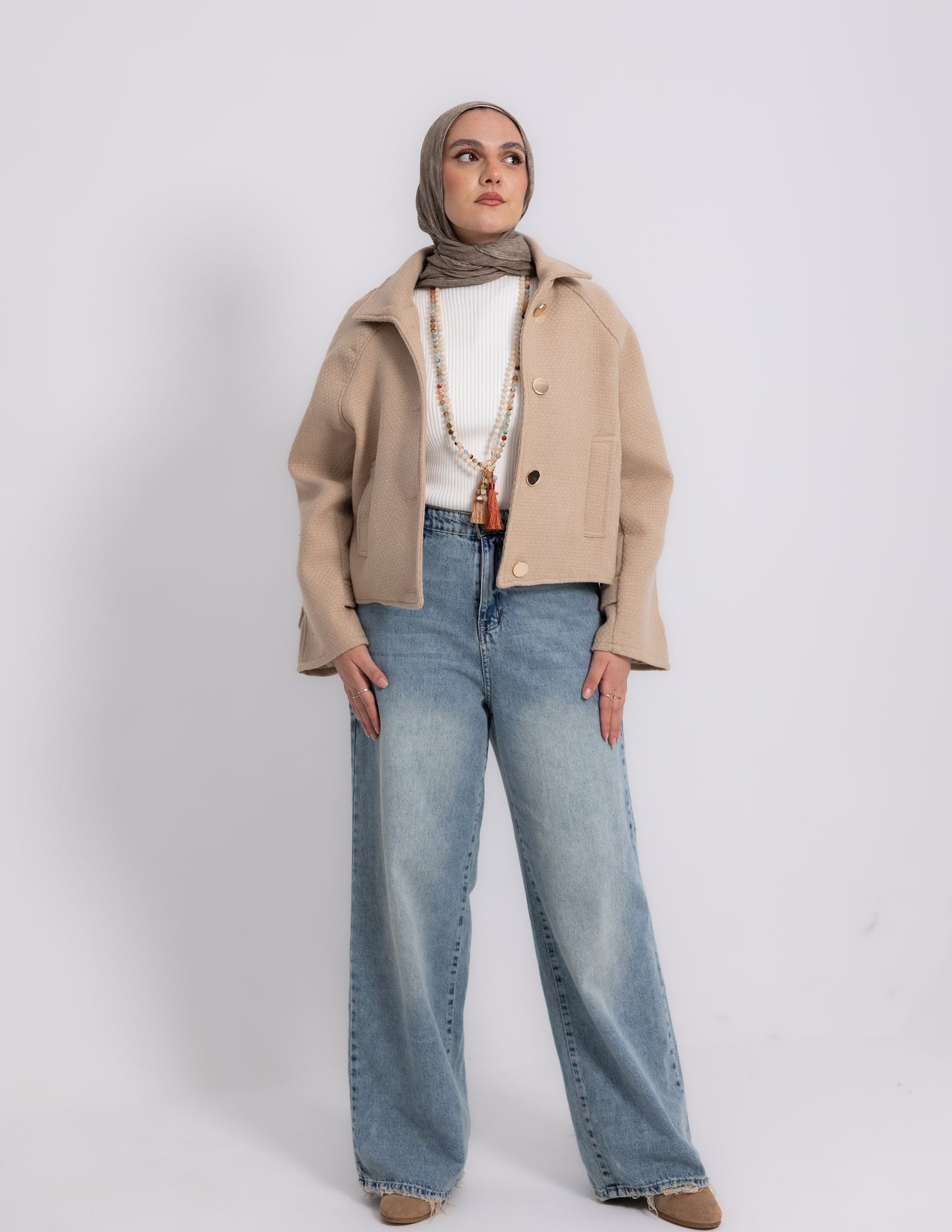 Chicette Gokh Jacket — Beige