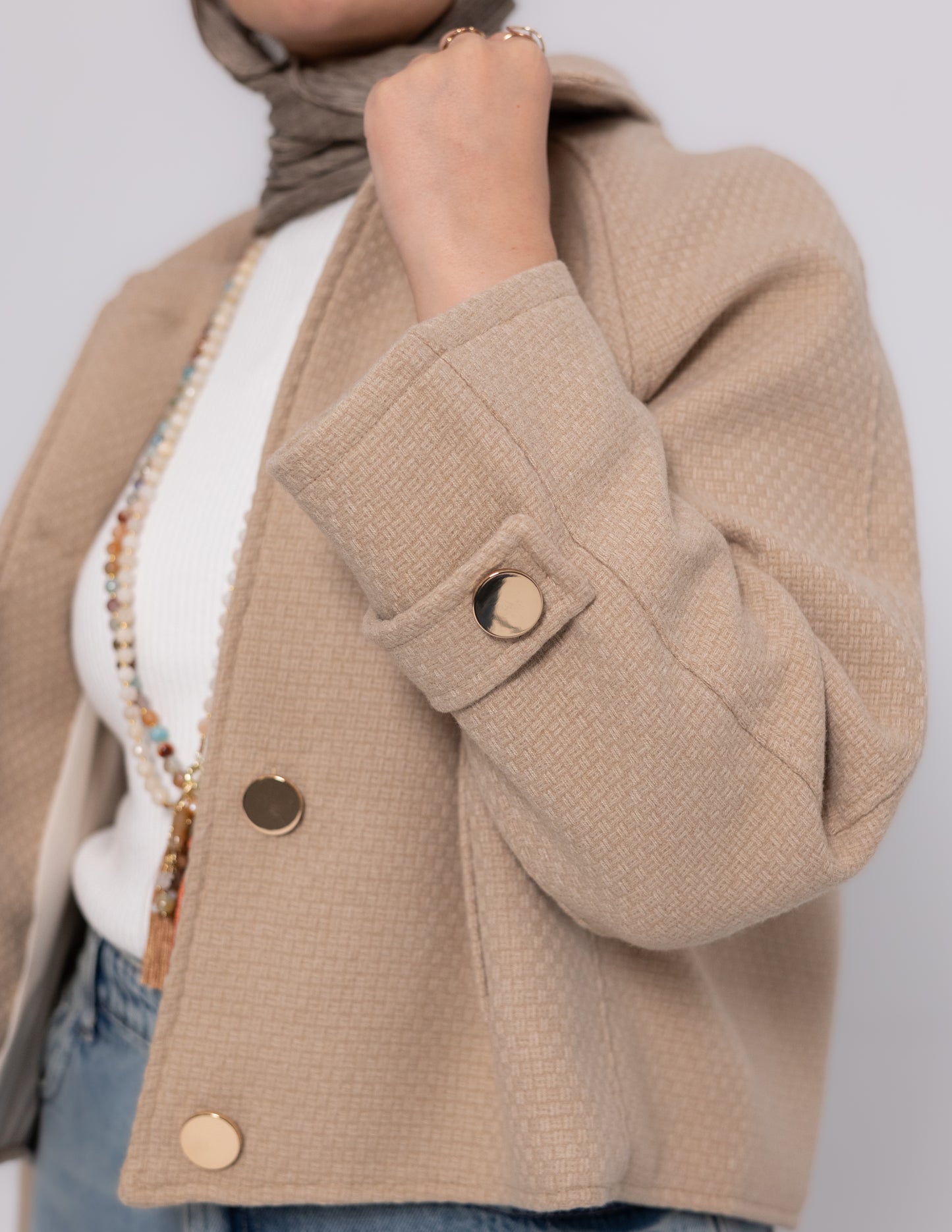 Chicette Gokh Jacket — Beige