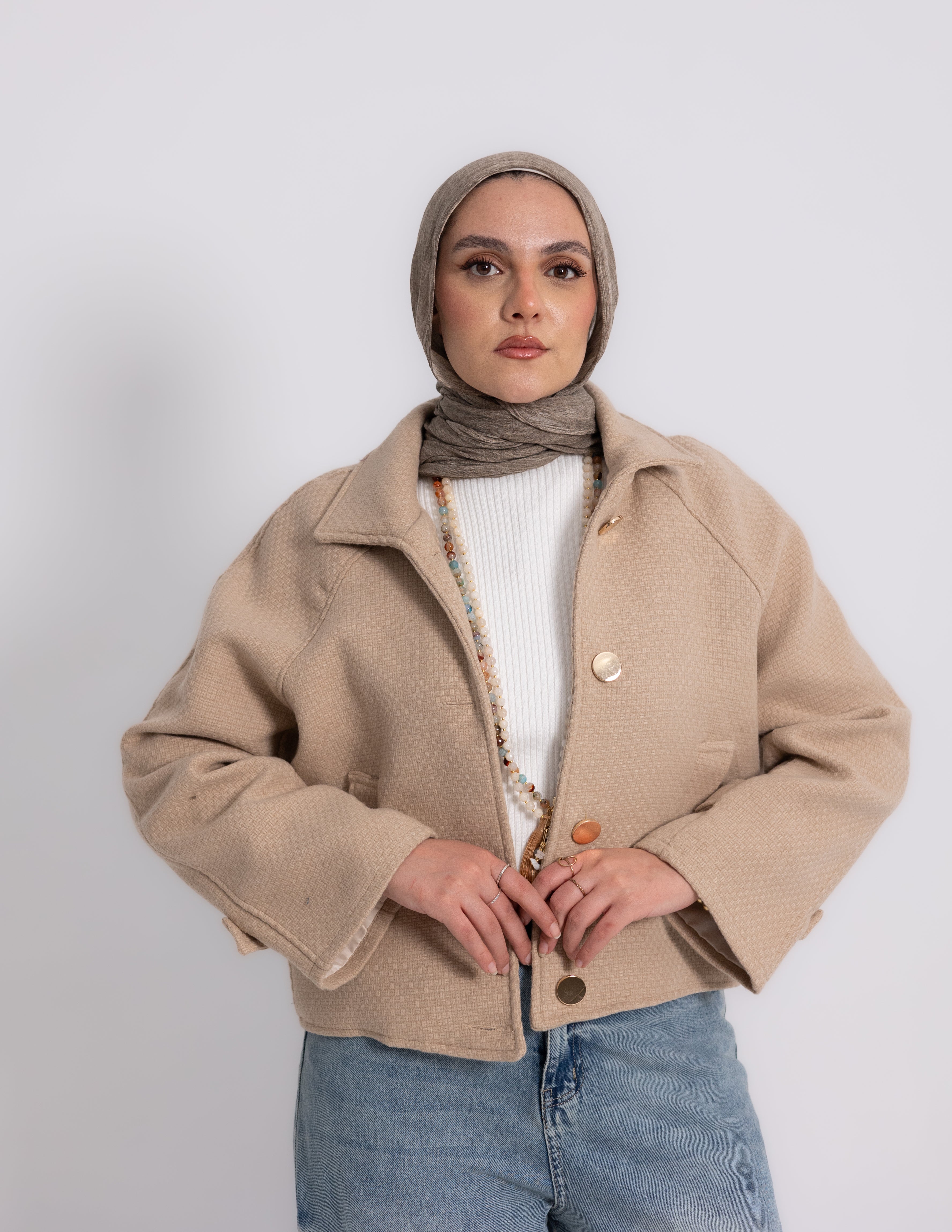 Chicette Gokh Jacket — Beige