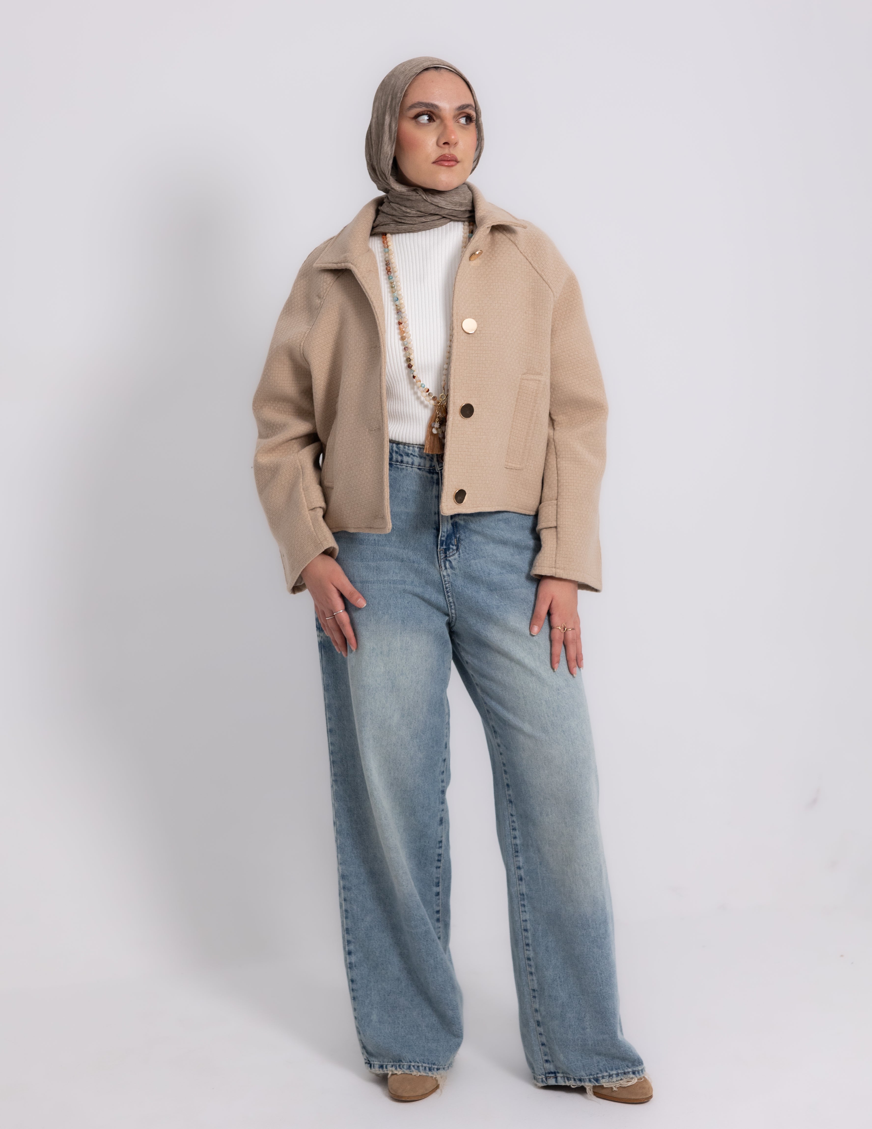 Chicette Gokh Jacket — Beige