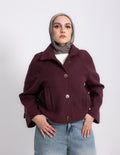 Chicette Gokh Jacket — Raspberry