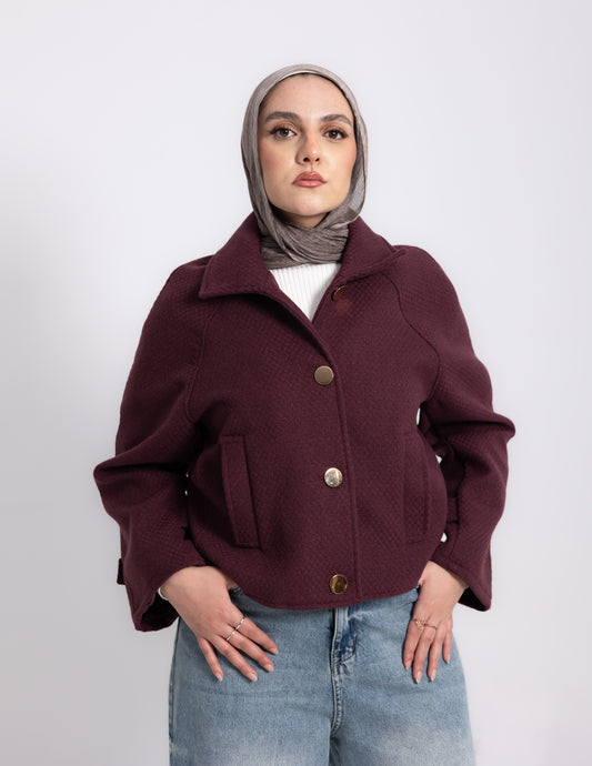 Chicette Gokh Jacket — Raspberry
