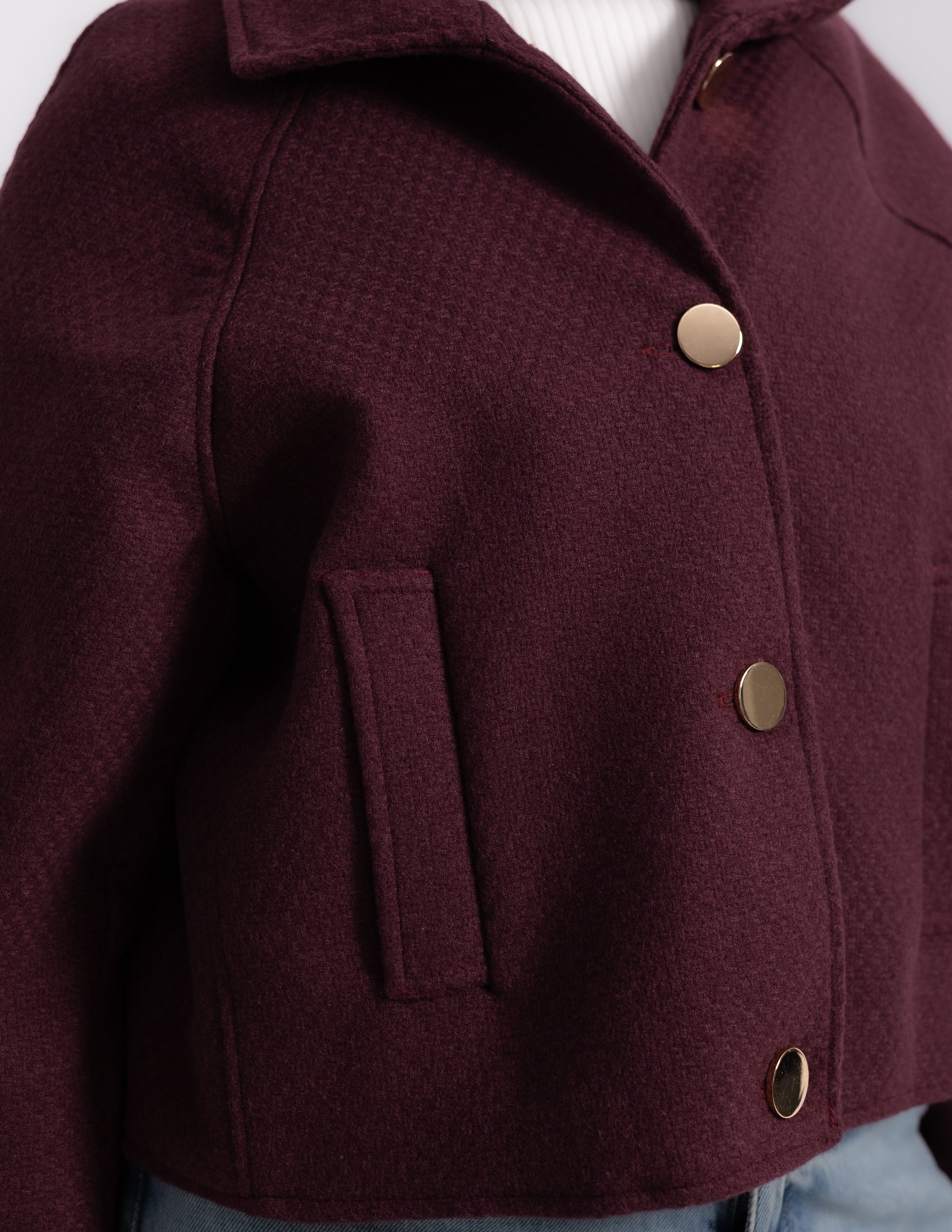 Chicette Gokh Jacket — Raspberry