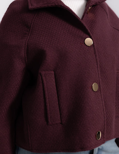 Chicette Gokh Jacket — Raspberry