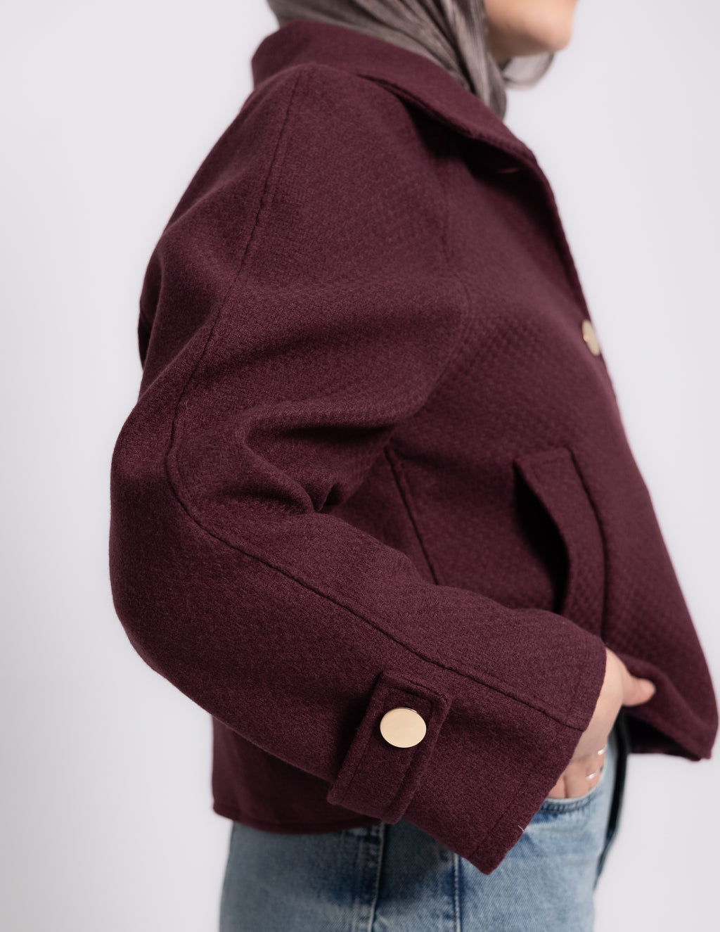 Chicette Gokh Jacket — Raspberry