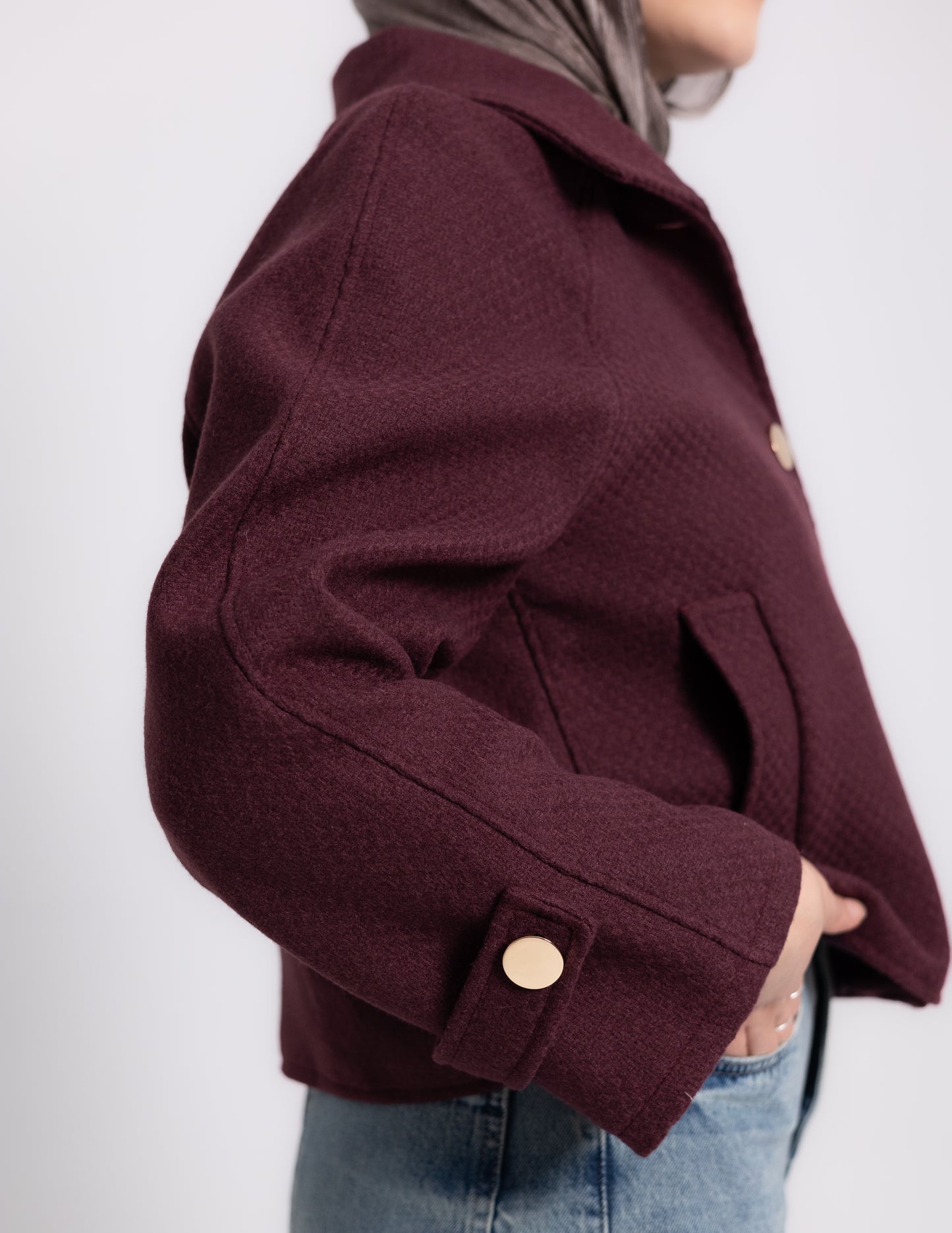 Chicette Gokh Jacket — Raspberry
