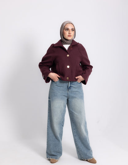 Chicette Gokh Jacket — Raspberry