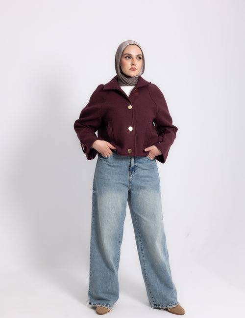 Chicette Gokh Jacket — Raspberry