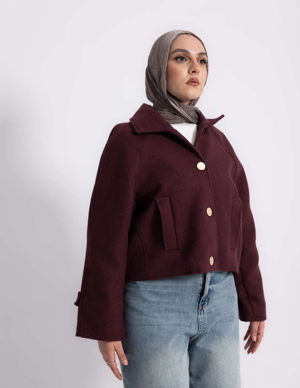 Chicette Gokh Jacket — Raspberry