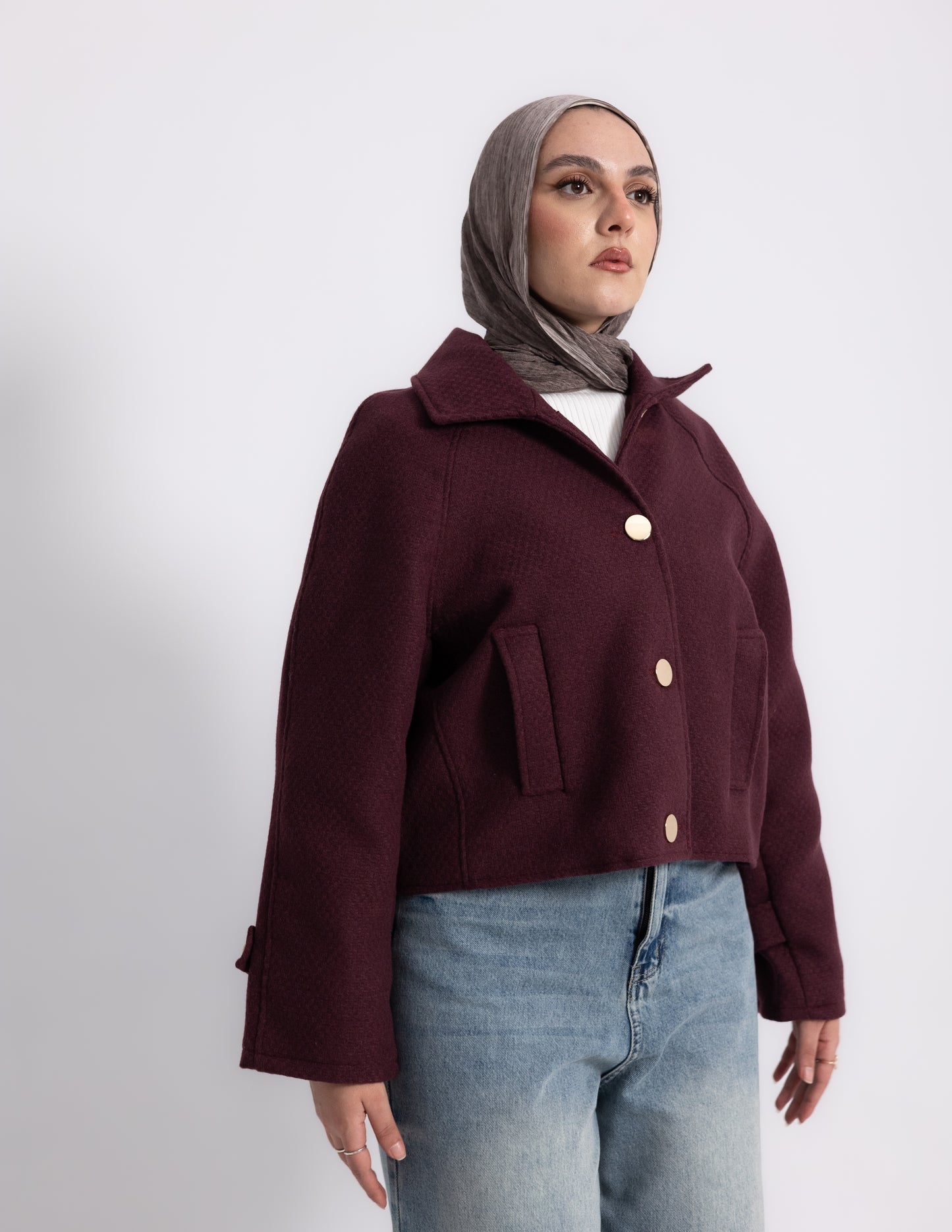Chicette Gokh Jacket — Raspberry