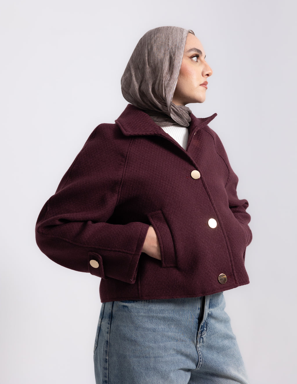 Chicette Gokh Jacket — Raspberry